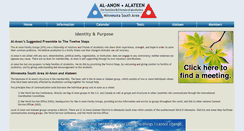 Desktop Screenshot of minnesotasouth-al-anon.org